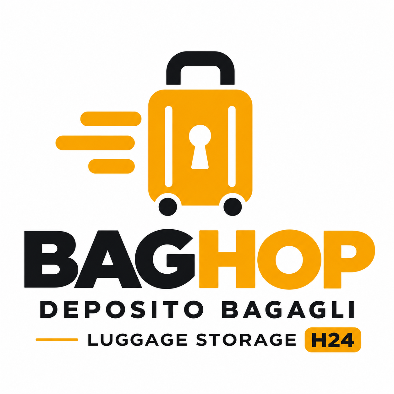 Baghop — Deposito bagagli, Luggage Storage H24